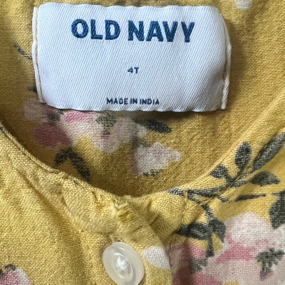 Girl’s Yellow Floral clothing Lot Size 4 - Picture 8 of 16